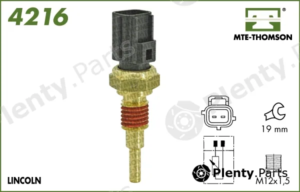 Mte-Thomson 4216 — Sensor, coolant temperature