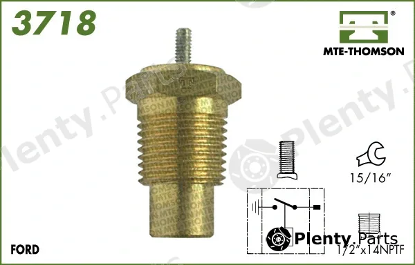 Mte-Thomson 3718 — Temperature Switch, radiator fan
