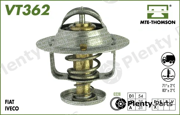Mte-Thomson VT362.71 — Thermostat, coolant