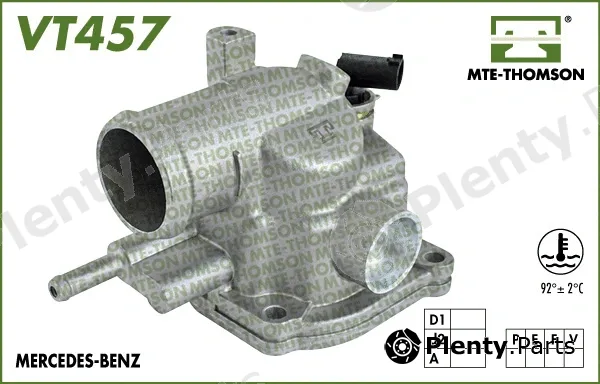 Mte-Thomson VT457.87 — Thermostat, coolant