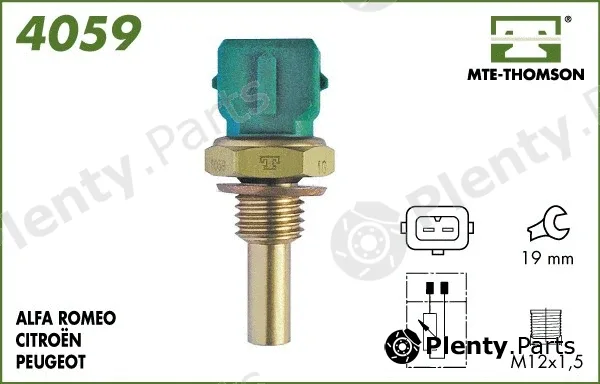 Mte-Thomson 4059 — Sensor, coolant temperature