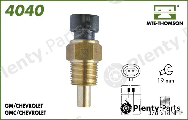 Mte-Thomson 4040 — Sensor, coolant temperature