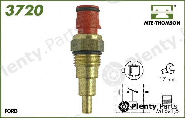 Mte-Thomson 3720 — Temperature Switch, radiator fan