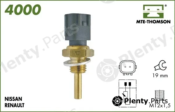 Mte-Thomson 4000 — Sensor, coolant temperature