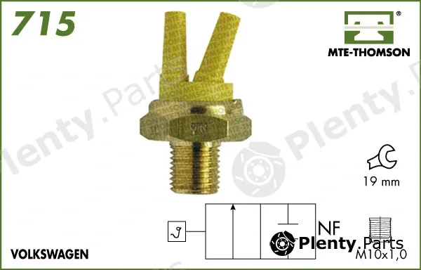 Mte-Thomson 715 — Temperature Switch, radiator fan
