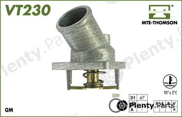 Mte-Thomson VT230.92 — Thermostat, coolant