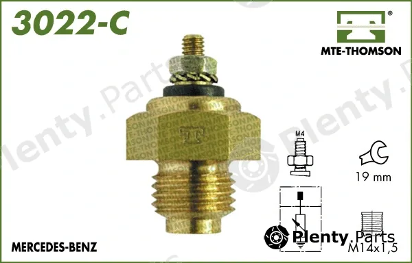 Mte-Thomson 3022-C — Sensor, coolant temperature
