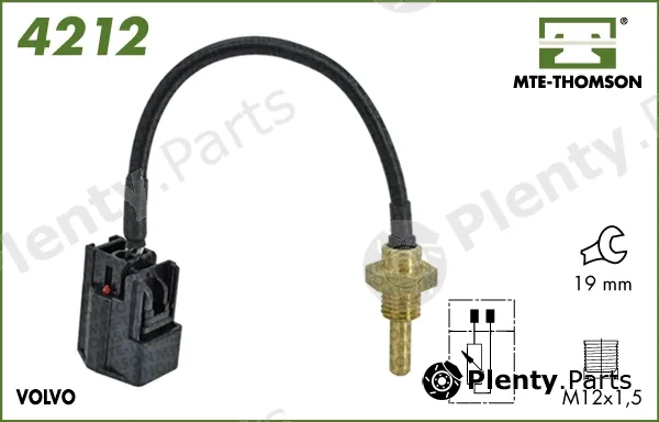 Mte-Thomson 4212 — Sensor, coolant temperature