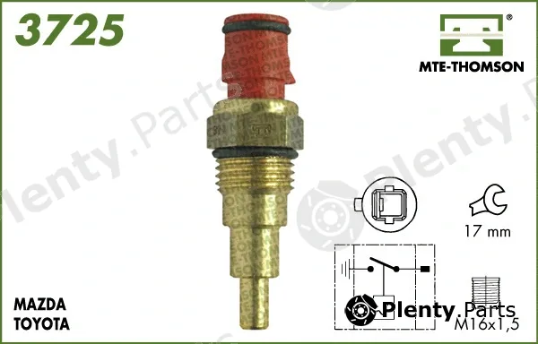 Mte-Thomson 3725 — Temperature Switch, radiator fan