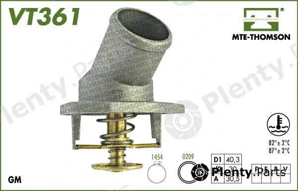 Mte-Thomson VT361.82 — Thermostat, coolant