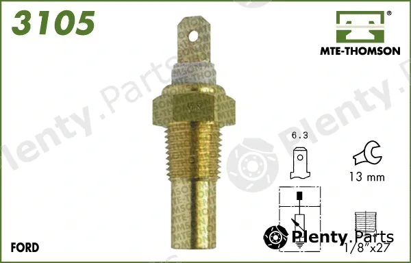 Mte-Thomson 3105 — Sensor, coolant temperature