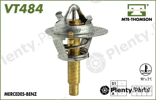 Mte-Thomson VT484.90 — Thermostat, coolant