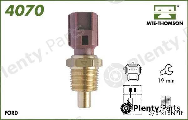 Mte-Thomson 4070 — Sensor, coolant temperature