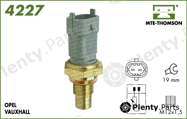 Mte-Thomson 4227 — Sensor, coolant temperature