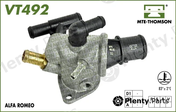 Mte-Thomson VT492.83 — Thermostat, coolant