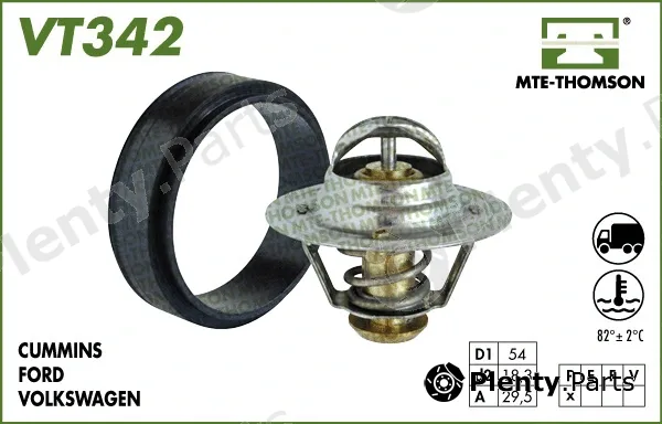 Mte-Thomson VT342.82 — Thermostat, coolant