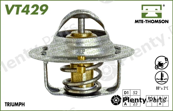 Mte-Thomson 429.88 — Thermostat, coolant