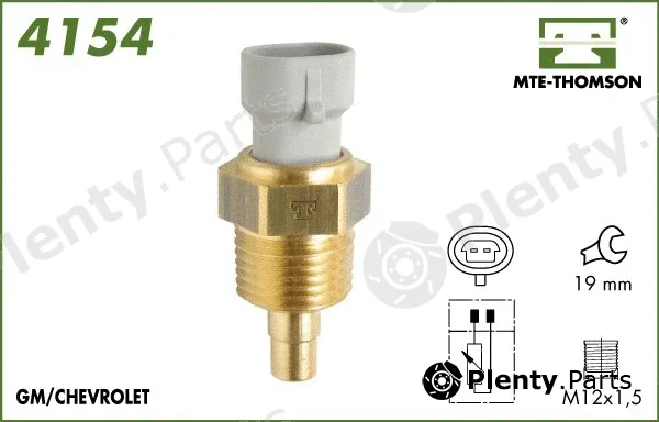 Mte-Thomson 4154 — Sensor, coolant temperature
