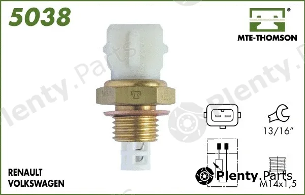 Mte-Thomson 5038 — Sensor, intake air temperature