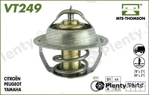 Mte-Thomson VT249.71 — Thermostat, coolant