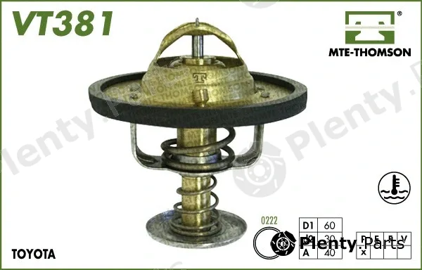 Mte-Thomson VT381.76 — Thermostat, coolant