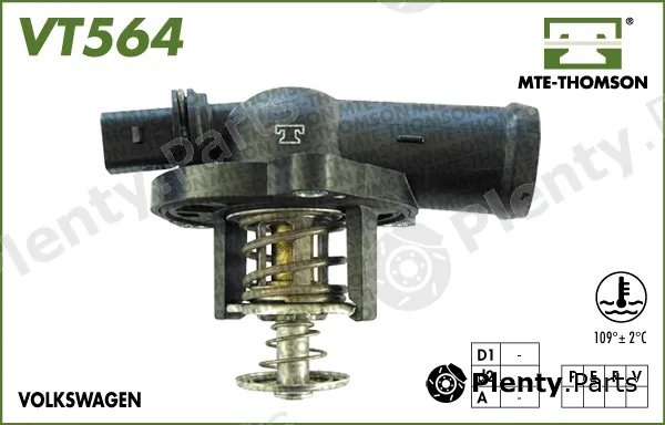 Mte-Thomson VT564.109 — Thermostat, coolant
