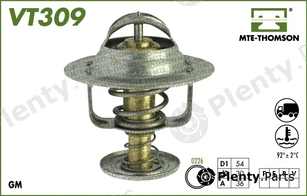 Mte-Thomson VT309.92 — Thermostat, coolant