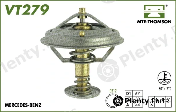 Mte-Thomson VT279.80 — Thermostat, coolant