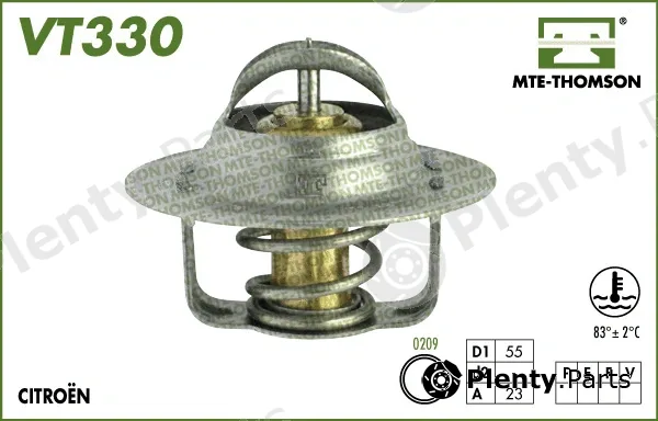 Mte-Thomson VT330.83 — Thermostat, coolant