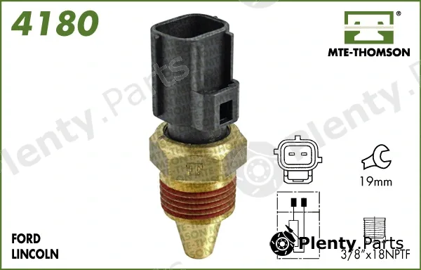 Mte-Thomson 4180 — Sensor, coolant temperature