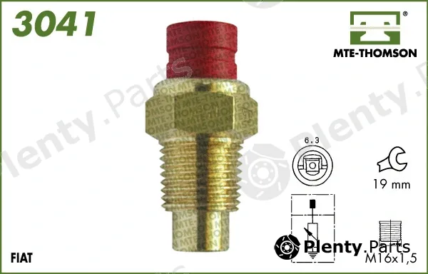 Mte-Thomson 3041 — Sensor, coolant temperature