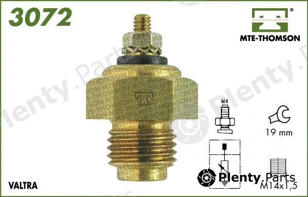 Mte-Thomson 3072 — Sensor, coolant temperature