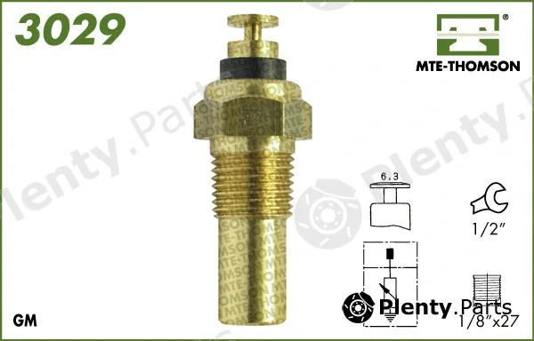 Mte-Thomson 3029 — Sensor, coolant temperature