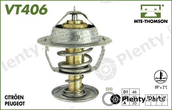 Mte-Thomson VT406.89 — Thermostat, coolant