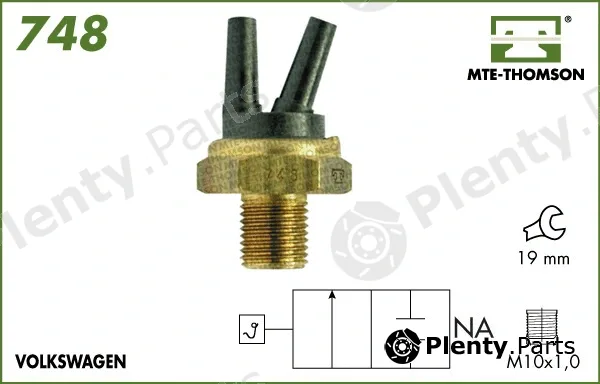 Mte-Thomson 748 — Temperature Switch, radiator fan