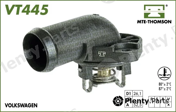 Mte-Thomson VT445.80 — Thermostat, coolant