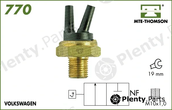 Mte-Thomson 770.46/58 — Temperature Switch, radiator fan