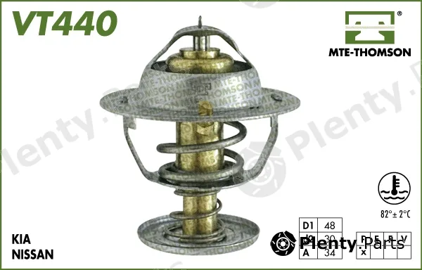Mte-Thomson VT440.82 — Thermostat, coolant