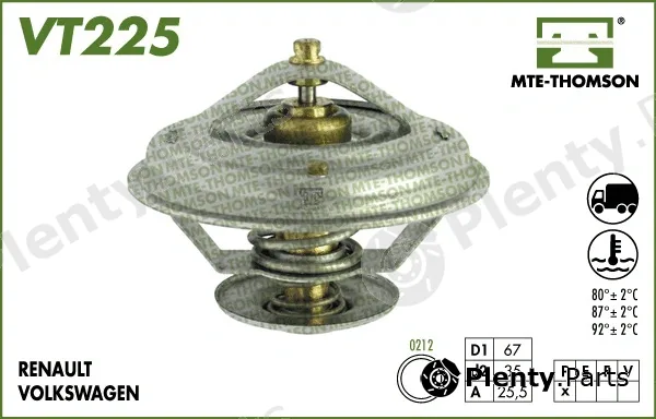 Mte-Thomson VT225.80 — Thermostat, coolant