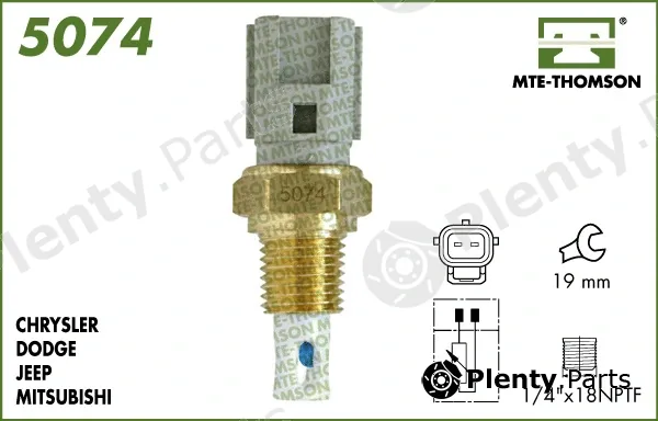 Mte-Thomson 5074 — Sensor, intake air temperature