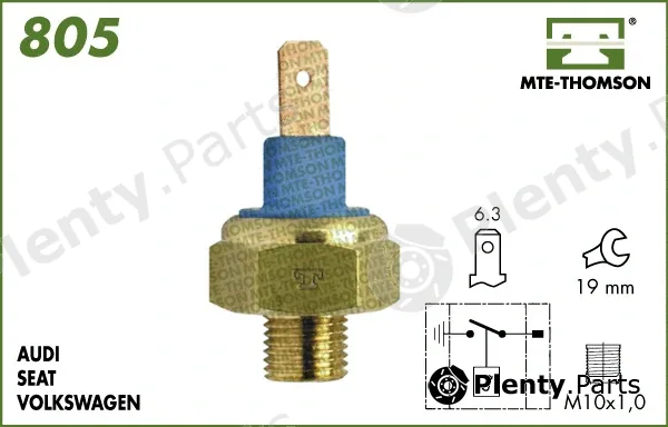 Mte-Thomson 805.110 — Temperature Switch, radiator fan