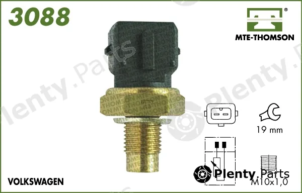 Mte-Thomson 3088 — Sensor, coolant temperature