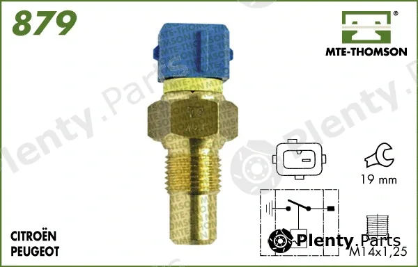 Mte-Thomson 879.120 — Temperature Switch, radiator fan