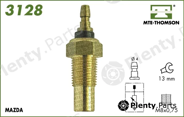 Mte-Thomson 3128 — Sensor, coolant temperature