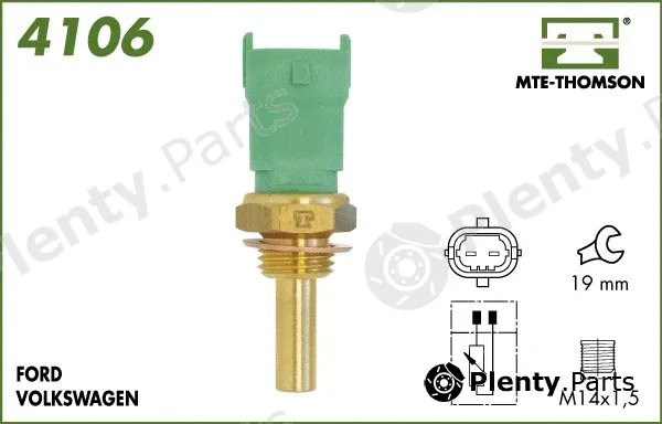 Mte-Thomson 4106 — Sensor, coolant temperature
