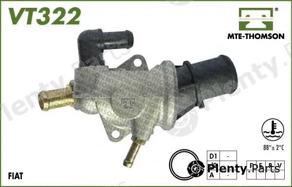 Mte-Thomson VT322.88 — Thermostat, coolant