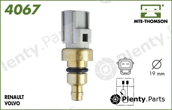 Mte-Thomson 4067 — Sensor, coolant temperature