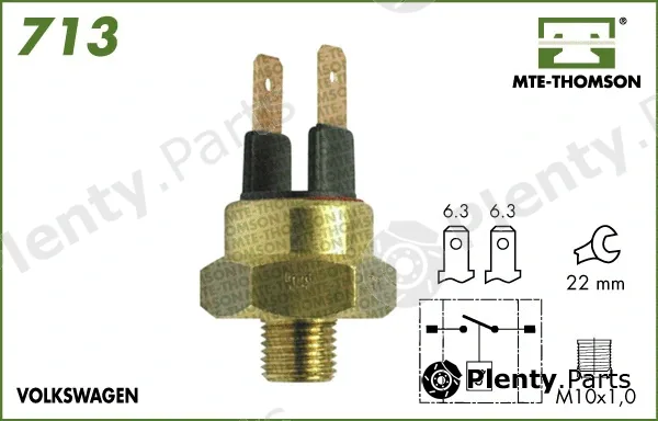 Mte-Thomson 713.65/55 — Temperature Switch, radiator fan