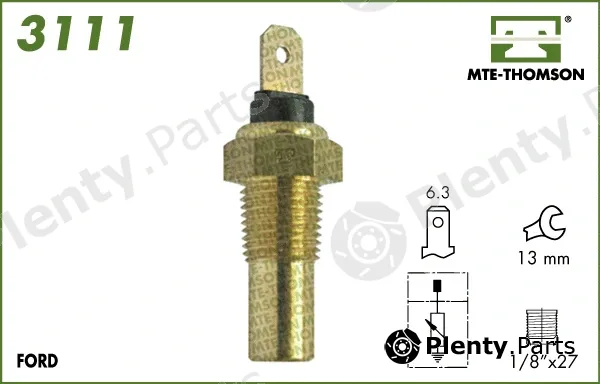 Mte-Thomson 3111 — Sensor, coolant temperature