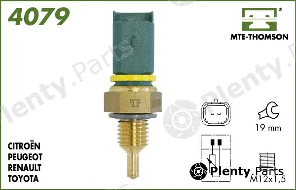Mte-Thomson 4079 — Sensor, coolant temperature